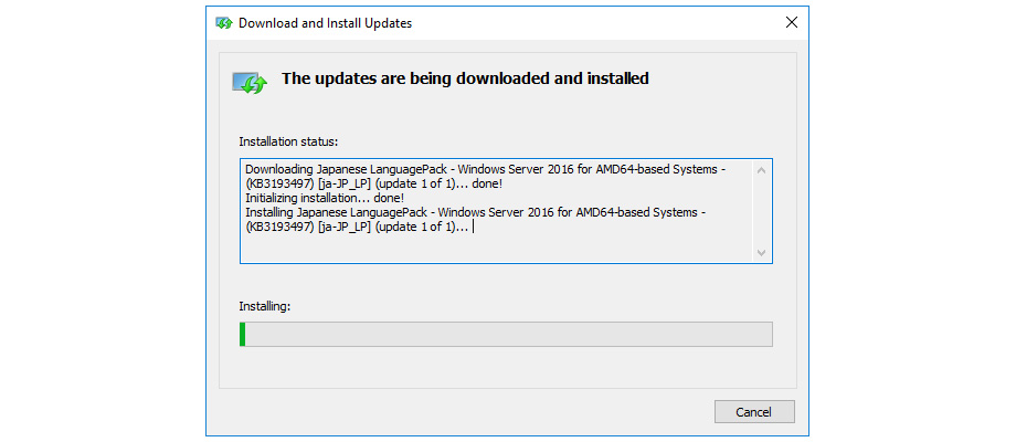 Download and Install Updates