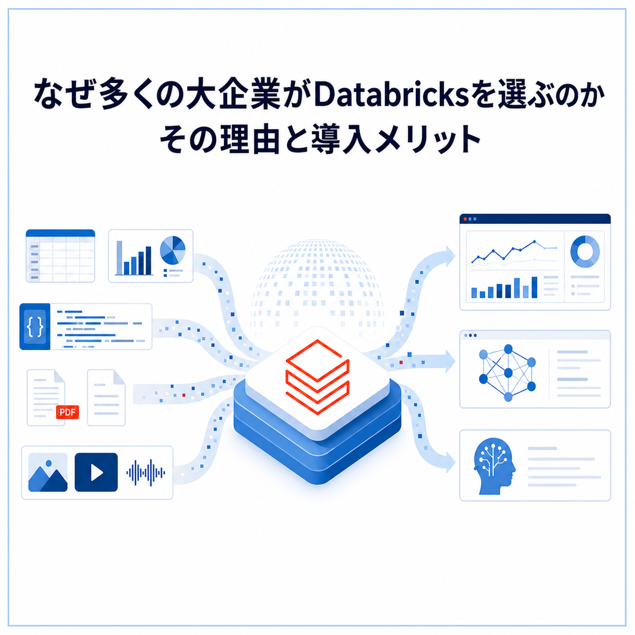 大企業がDatabricksを選ぶ5つの理由｜導入メリット：サムネイル