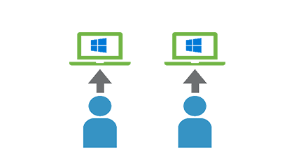 仮想デスクトップ (VDI)型